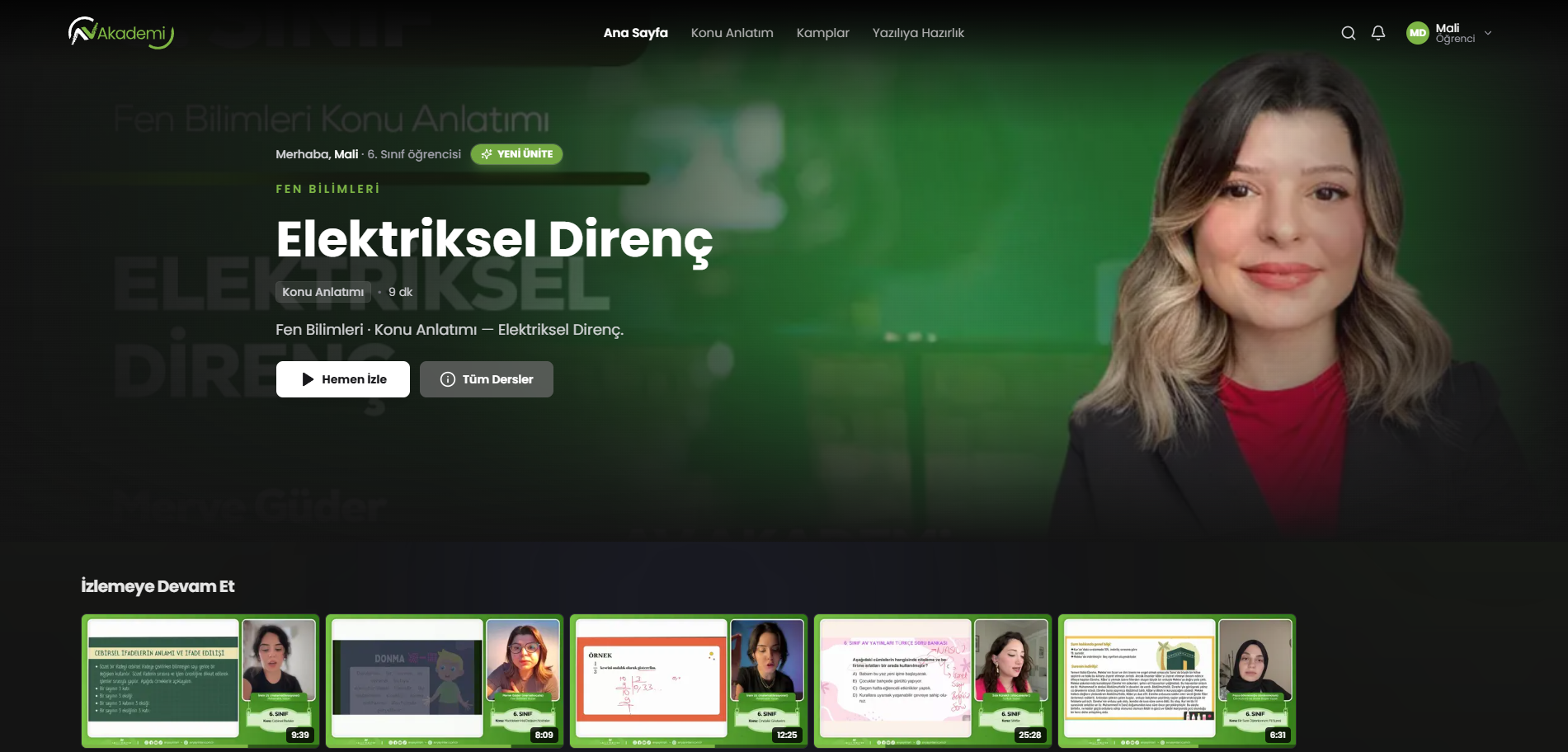 AV Akademi web sitesi