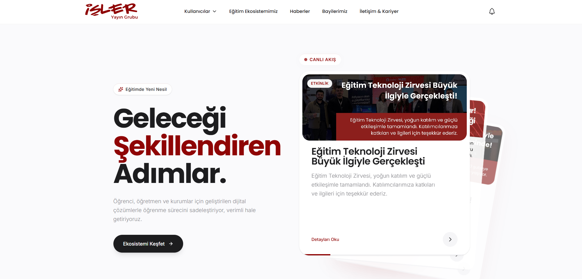 İşler Yayın Grubu web sitesi